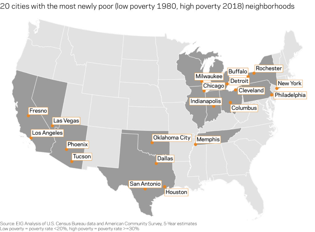 New Poverty Cities Map
