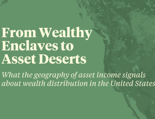 From Wealthy Enclaves to Asset Deserts: What the geography of asset income signals about wealth distribution in the United States